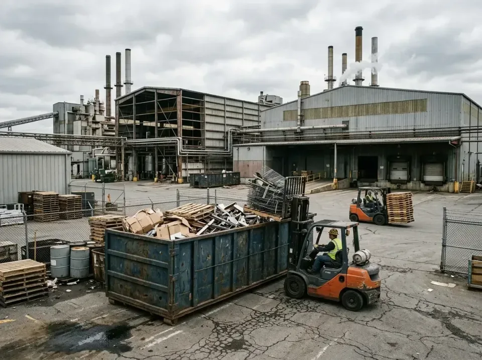 industrial-factory-scrap-conta-003 — frequently asked questions, Cheap Roll-off Dumpster Rentals in Harwood Heights, IL